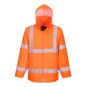 Portwest - H440 Orange Hi-Vis Rain Jacket